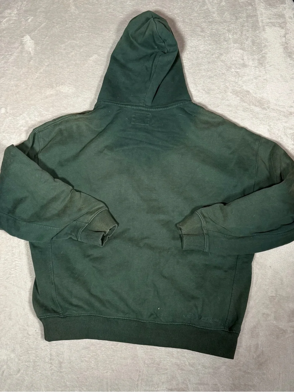 Roots Men's Forest Green Full-Zip Hoodie Sweater